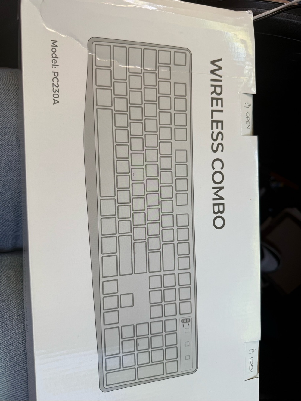 Wireless Keyboard Combo - White - Picture 2 of 2